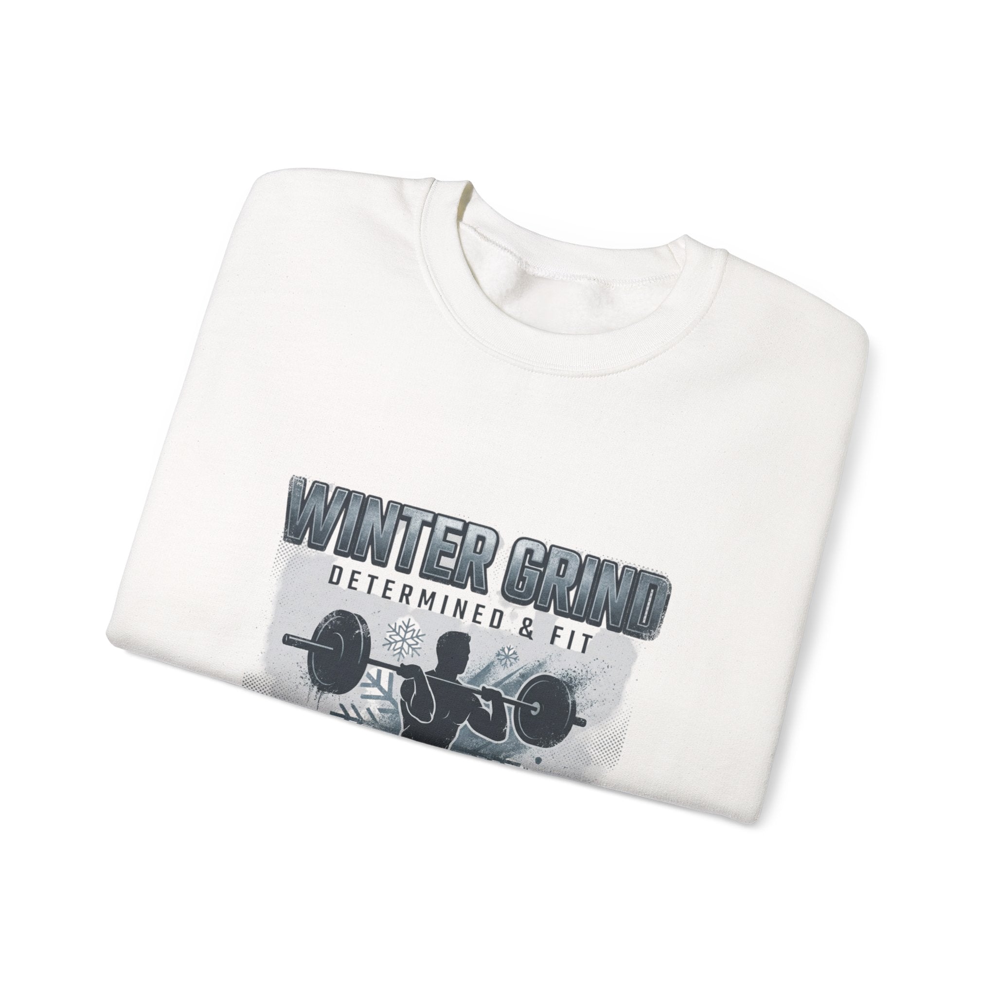 Winter Grind Crewneck Sweatshirt | winter workout shirt, gym motivation apparel
