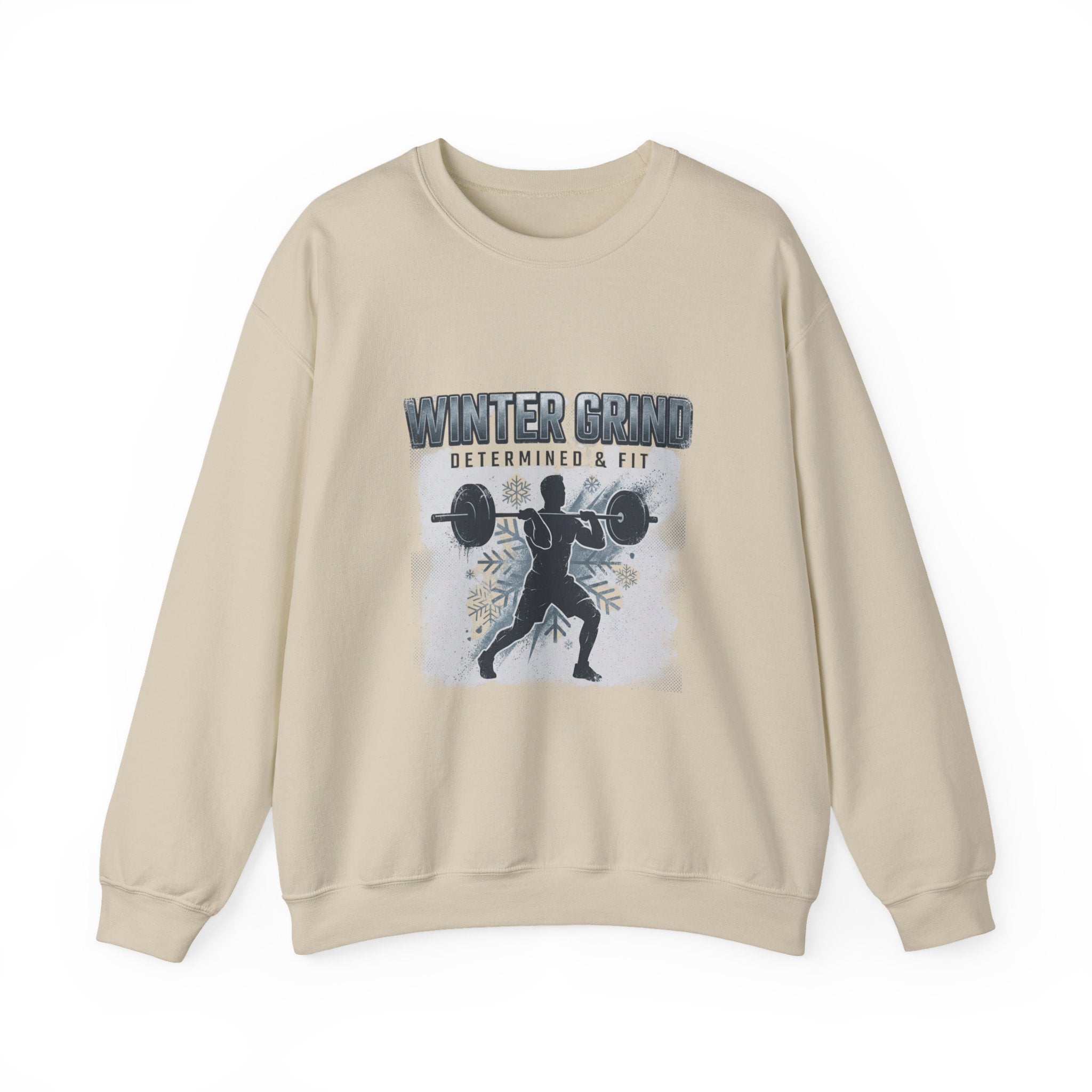 Winter Grind Crewneck Sweatshirt | winter workout shirt, gym motivation apparel