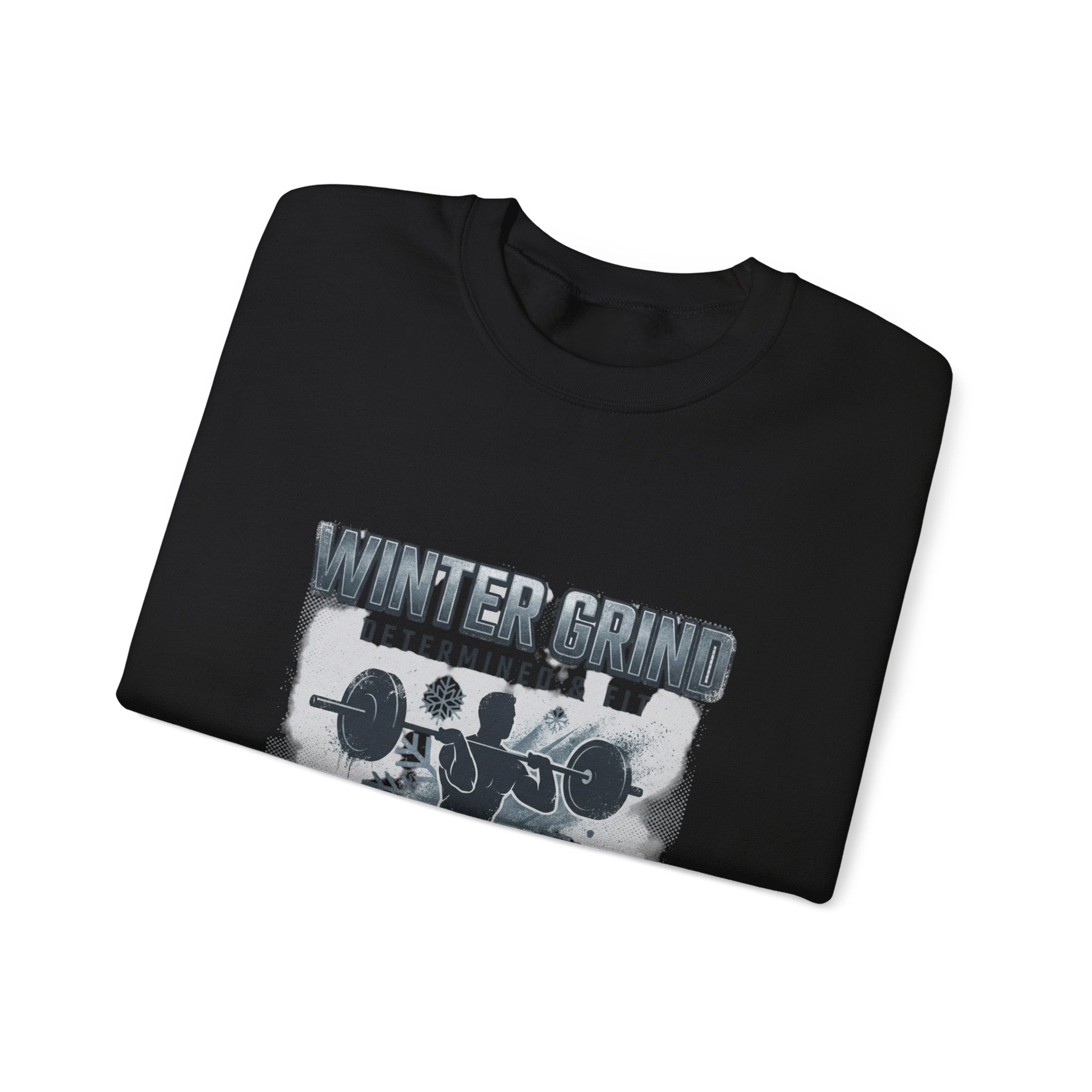 Winter Grind Crewneck Sweatshirt | winter workout shirt, gym motivation apparel