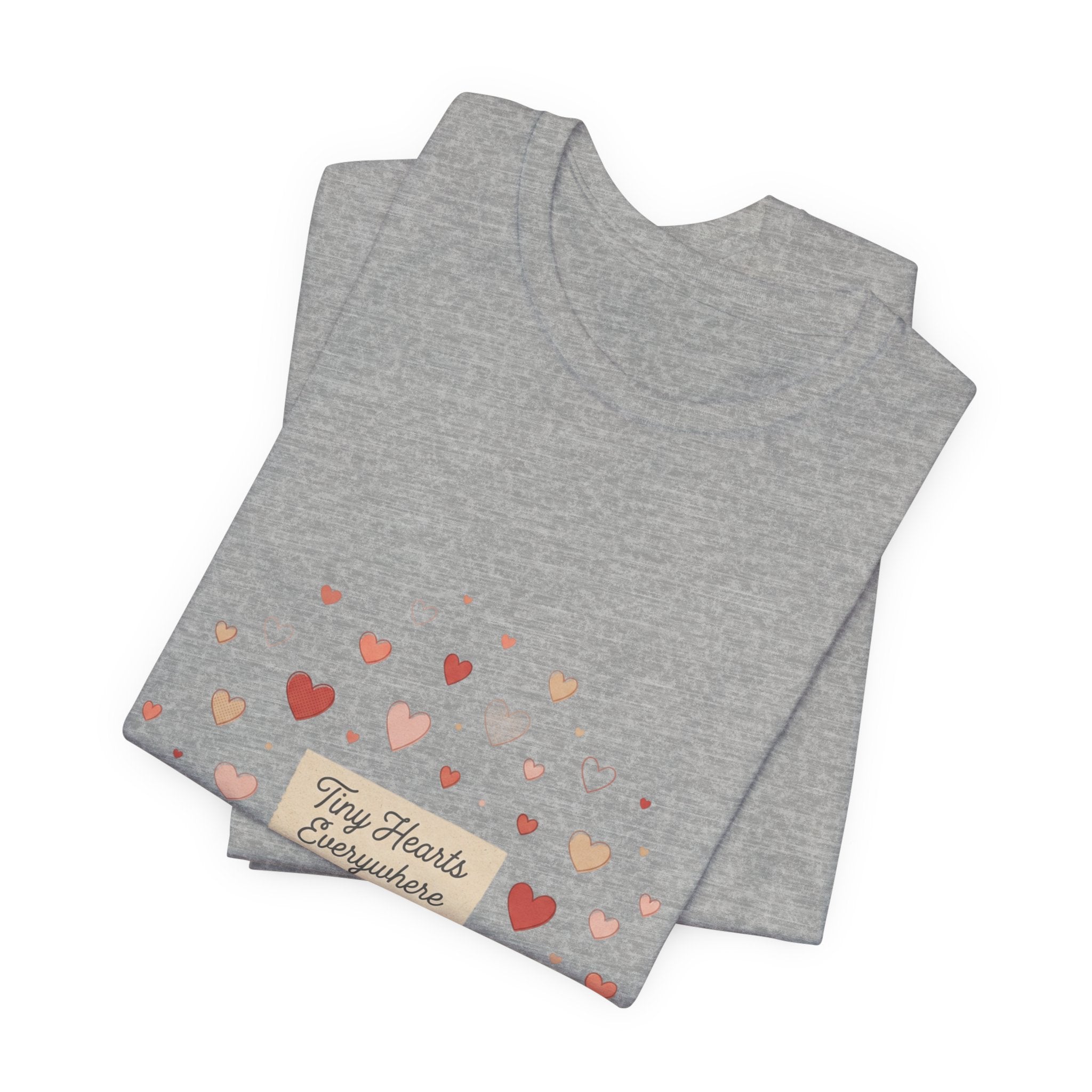 Tiny Heart Confetti Tee | heart pattern shirt, tiny heart design