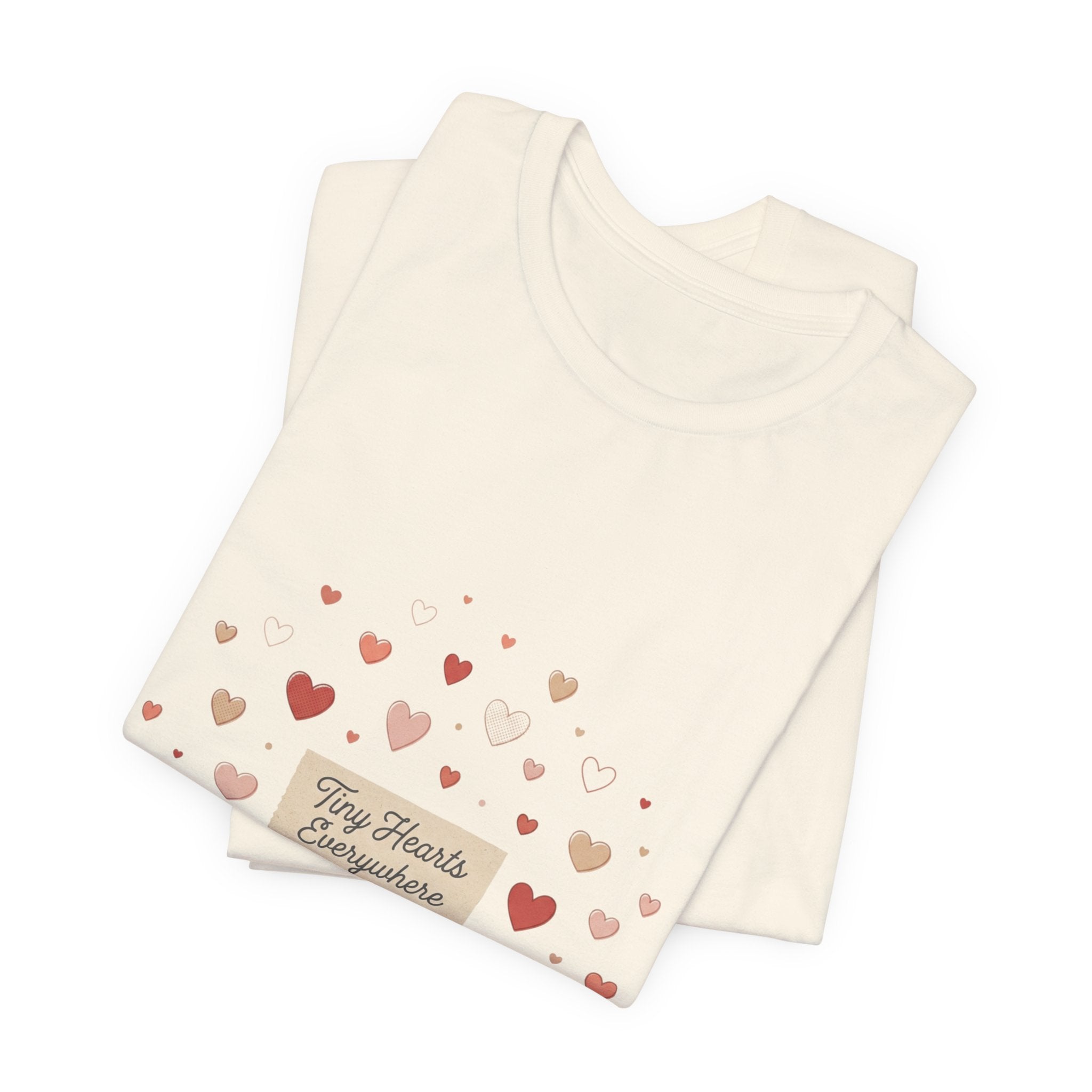 Tiny Heart Confetti Tee | heart pattern shirt, tiny heart design