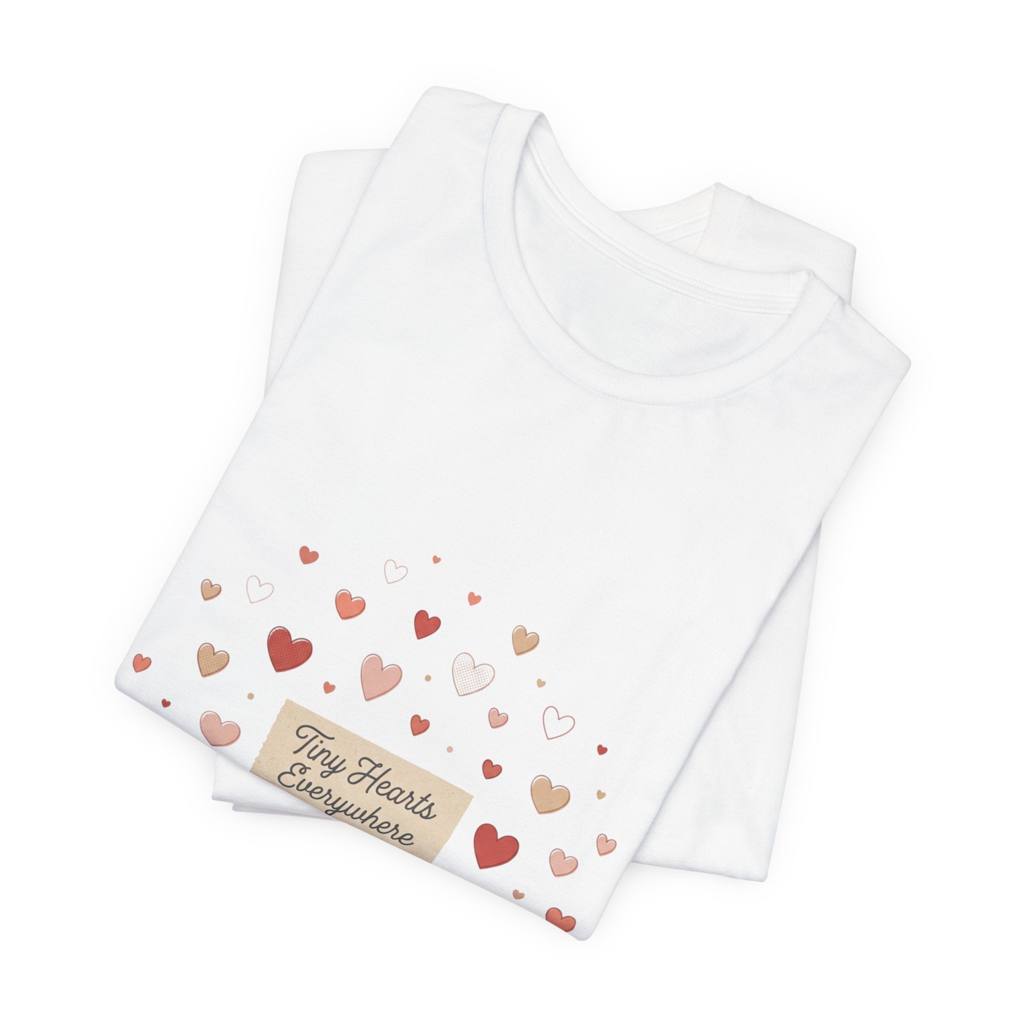 Tiny Heart Confetti Tee | heart pattern shirt, tiny heart design