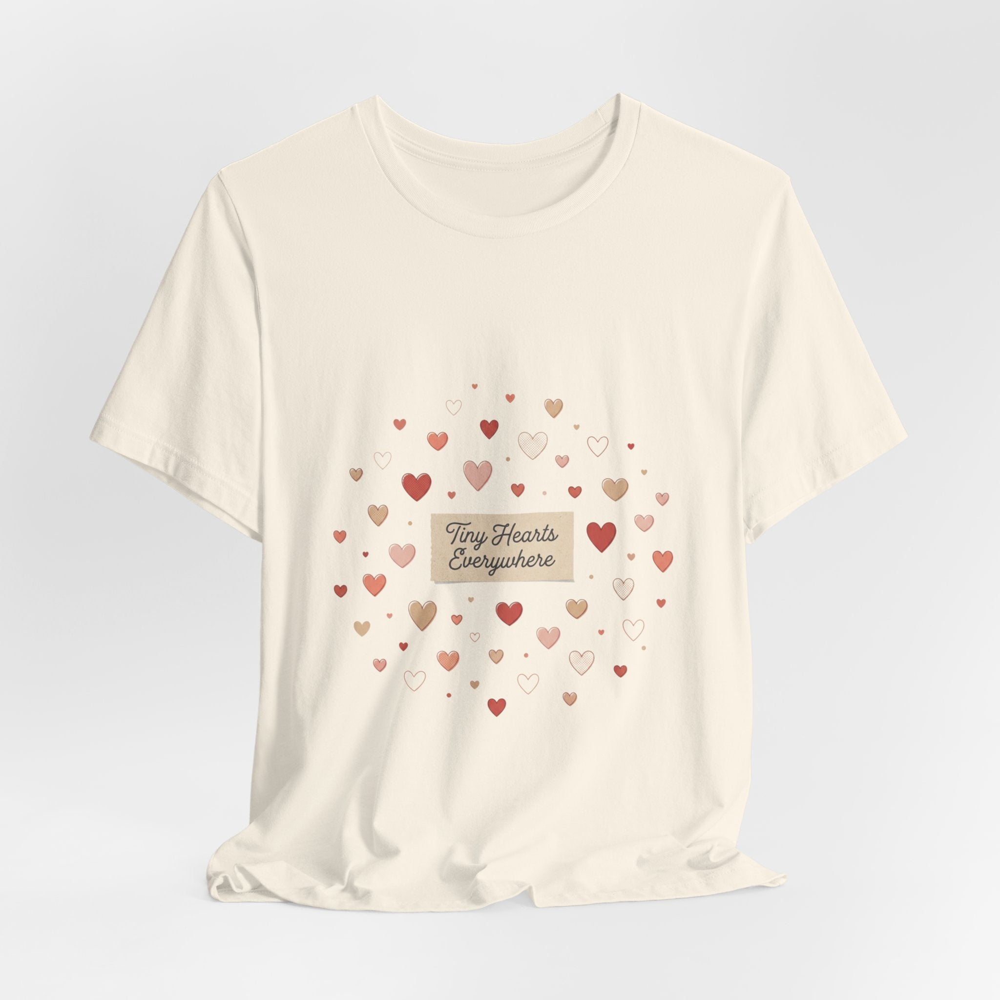 Tiny Heart Confetti Tee | heart pattern shirt, tiny heart design