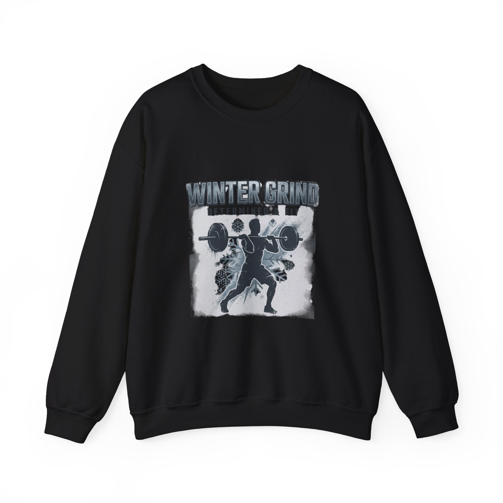 Winter Grind Crewneck Sweatshirt | winter workout shirt, gym motivation apparel